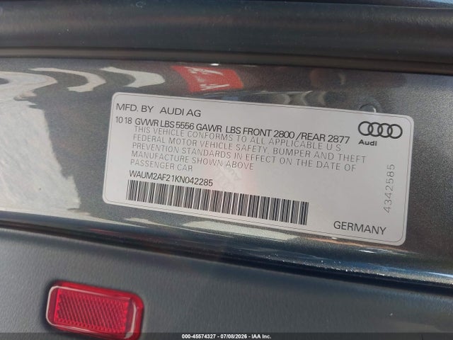Audi A6 55 Premium 2019 WAUM2AF21KN042285 Image 9