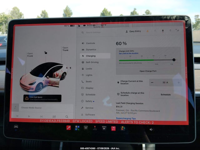 5YJ3E1EA2LF633949 Tesla Model 3 Standard Range Plus Rear-wheel Drive/standard Range Rear-wheel Drive