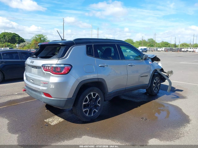 Aukcja sprzedaży 2020 Jeep Compass Trailhawk 4x4, vin: 3C4NJDDB9LT111496, numer aukcji: 45574392