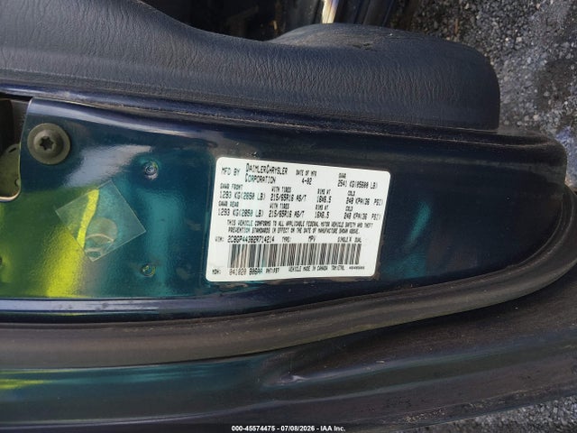 2002 Chrysler Town & Country Lx მანქანა იყიდება აუქციონზე, vin: 2C8GP44382R714214, აუქციონის ნომერი: 45574475