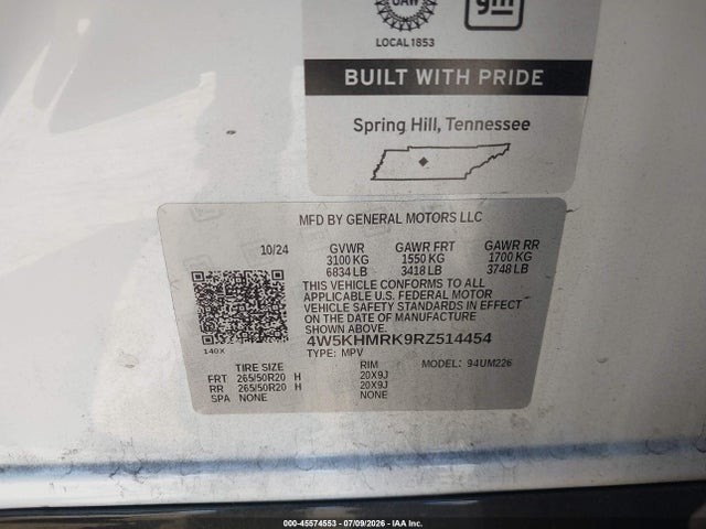4W5KHMRK9RZ514454 Acura Zdx A-spec
