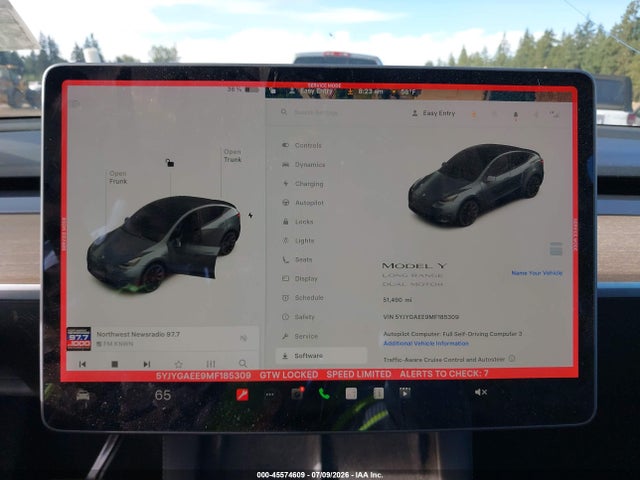 Продаж на аукціоні авто 2021 Tesla Model Y Long Range Dual Motor All-wheel Drive, vin: 5YJYGAEE9MF185309, номер лоту: 45574609