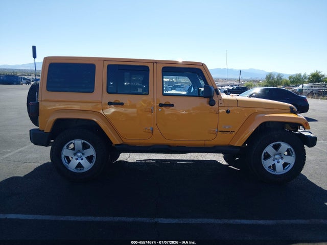 45574674 :رقم المزاد ، 1C4BJWEG8CL196559 vin ، 2012 Jeep Wrangler Unlimited Sahara مزاد بيع