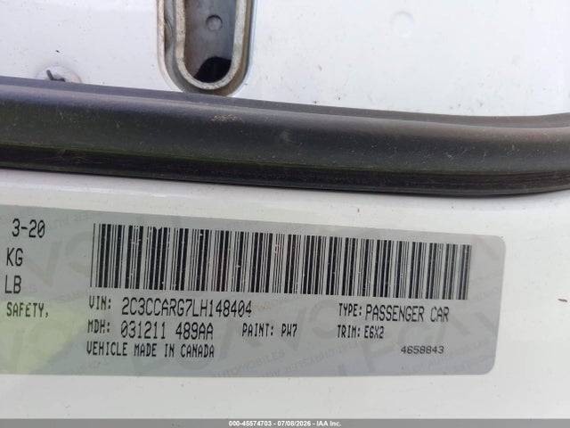 Продажа на аукционе авто 2020 Chrysler 300 Touring L Awd, vin: 2C3CCARG7LH148404, номер лота: 45574703