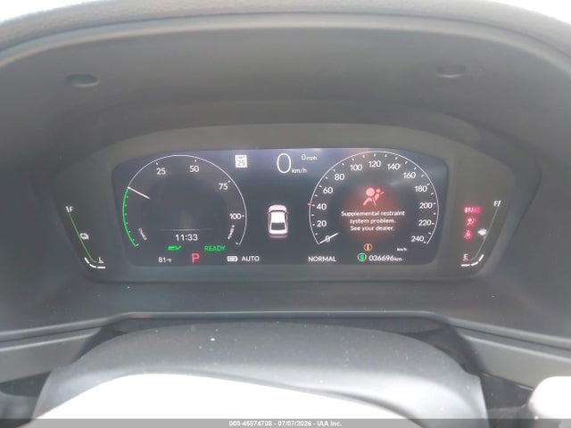 2025 Honda Accord Hybrid Sport მანქანა იყიდება აუქციონზე, vin: 1HGCY2F56SA051280, აუქციონის ნომერი: 45574708
