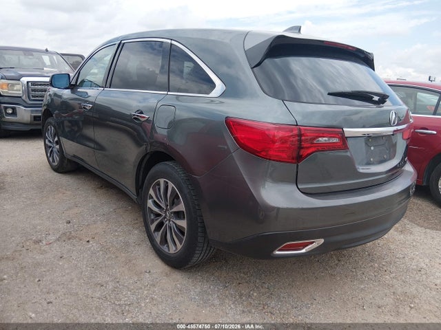 45574750 :رقم المزاد ، 5FRYD4H43GB026401 vin ، 2016 Acura Mdx Technology   Acurawatch Plus Packages/technology Package مزاد بيع