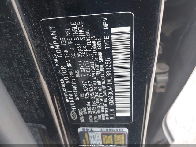 Hyundai Tucson Value 2021 KM8J3CA41MU388266 Image 9