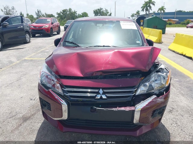 45575090 :رقم المزاد ، ML32AUHJ0RH017957 vin ، 2024 Mitsubishi Mirage Es/le مزاد بيع