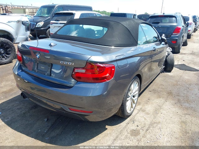 2016 Bmw 228i მანქანა იყიდება აუქციონზე, vin: WBA1K9C5XGV321693, აუქციონის ნომერი: 45575110