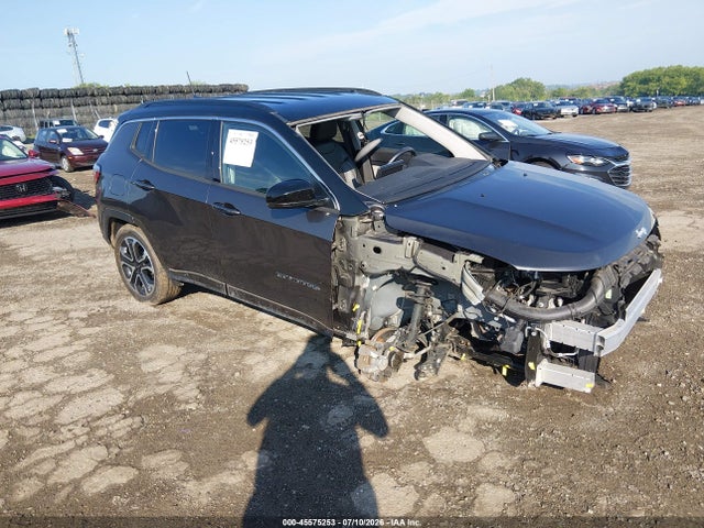 2022 Jeep Compass Limited 4x4 მანქანა იყიდება აუქციონზე, vin: 3C4NJDCB3NT162965, აუქციონის ნომერი: 45575253