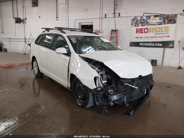 2012 Volkswagen Jetta Sportwagen 2.5l S მანქანა იყიდება აუქციონზე, vin: 3VWPP7AJ7CM604802, აუქციონის ნომერი: 45575272