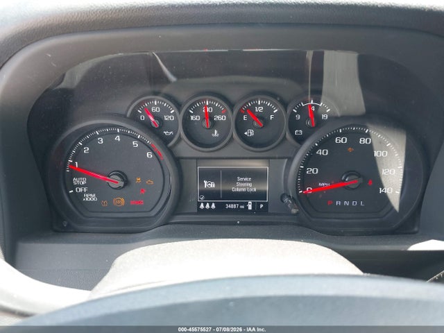 45575527 :رقم المزاد ، 3GCPABEK4SG111862 vin ، 2025 Chevrolet Silverado 1500 2wd  Short Bed Custom مزاد بيع