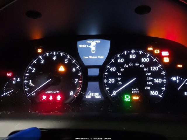 Aukcja sprzedaży 2012 Lexus Ls 460, vin: JTHCL5EF1C5013229, numer aukcji: 45575570