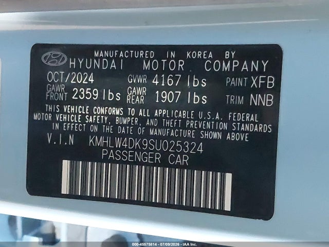 Продажа на аукционе авто 2025 Hyundai Elantra N, vin: KMHLW4DK9SU025324, номер лота: 45575814