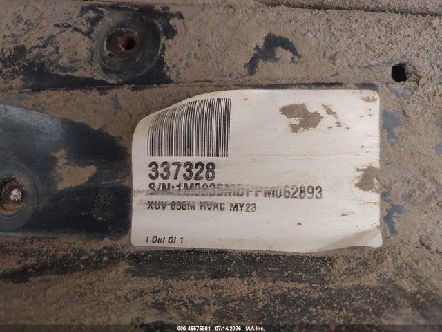45575901 :رقم المزاد ، 1M0835MDPPM062893 vin ، 2023 John Deere Gator Xuv835m مزاد بيع