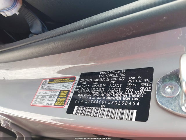 5XYK6CDF5SG268434 KIA Sportage X-line
