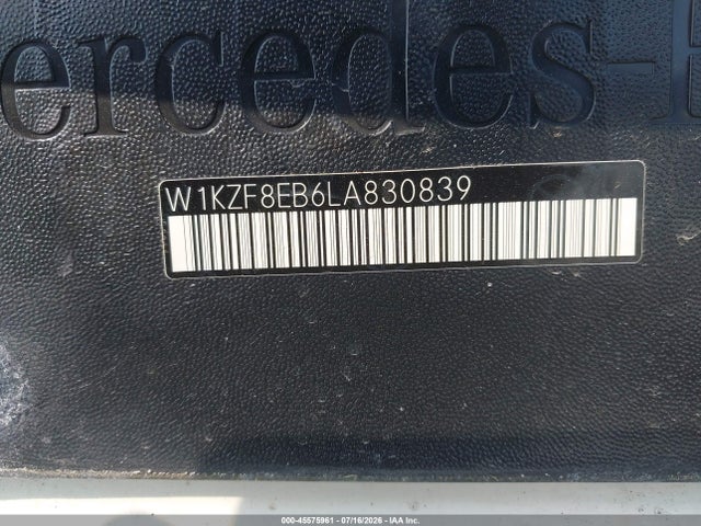 Продажа на аукционе авто 2020 Mercedes-benz E 350 4matic, vin: W1KZF8EB6LA830839, номер лота: 45575961