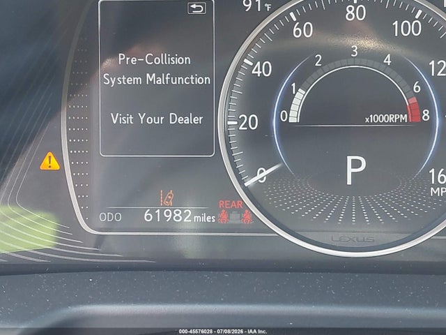 Aukcja sprzedaży 2022 Lexus Es 350, vin: 58ADZ1B14NU133500, numer aukcji: 45576028