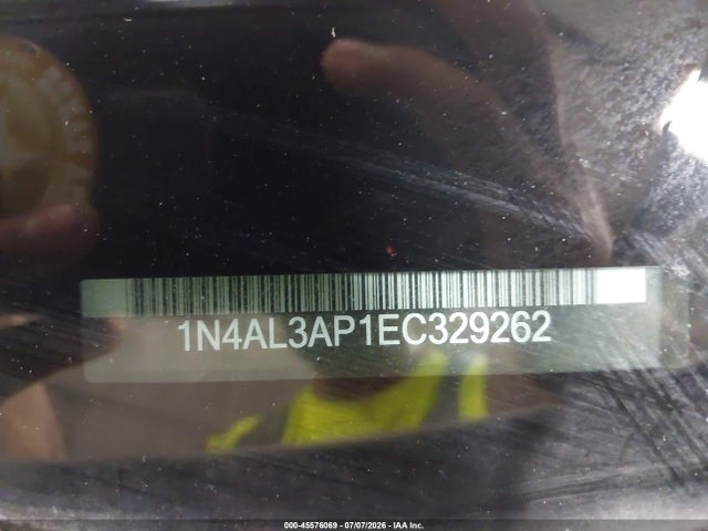Продаж на аукціоні авто 2014 Nissan Altima 2.5 S, vin: 1N4AL3AP1EC329262, номер лоту: 45576069