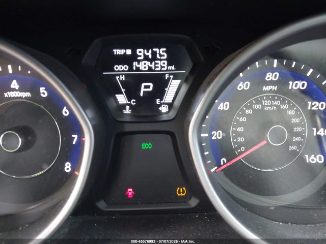 Продаж на аукціоні авто 2013 Hyundai Elantra Limited, vin: 5NPDH4AE6DH451423, номер лоту: 45576092