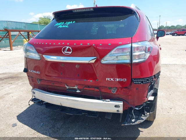 45576186 :رقم المزاد ، 2T2BK1BA2AC008103 vin ، 2010 Lexus Rx 350 مزاد بيع