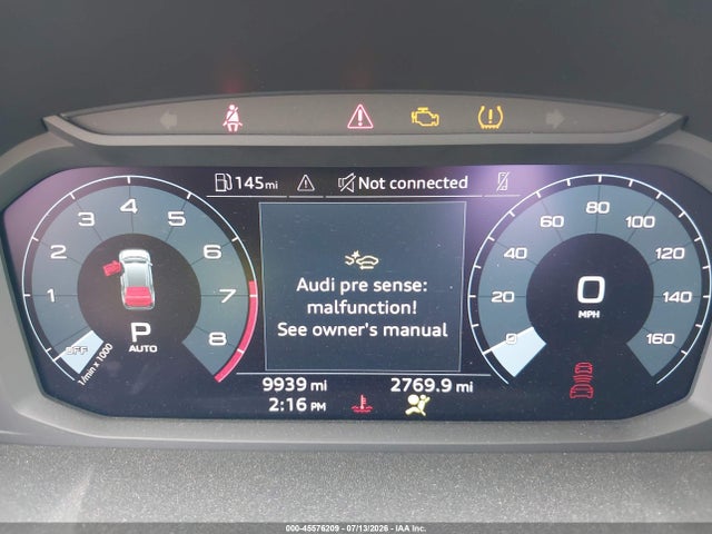 Продаж на аукціоні авто 2025 Audi Q3 Premium 45 Tfsi S Line Quattro Tiptronic, vin: WA1DECF37S1082600, номер лоту: 45576209