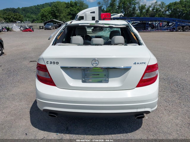 45576247 :رقم المزاد ، WDDGF81X19F207309 vin ، 2009 Mercedes-benz C 300 Luxury 4matic/sport 4matic مزاد بيع