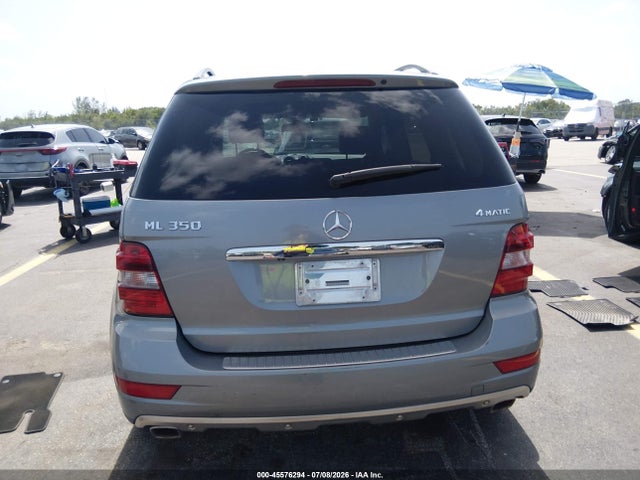 2010 Mercedes-benz Ml 350 4matic მანქანა იყიდება აუქციონზე, vin: 4JGBB8GB0AA587199, აუქციონის ნომერი: 45576294