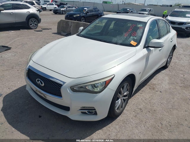 45576332 :رقم المزاد ، JN1BV7ARXFM400796 vin ، 2015 Infiniti Q50 Premium مزاد بيع