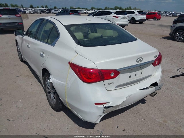 45576332 :رقم المزاد ، JN1BV7ARXFM400796 vin ، 2015 Infiniti Q50 Premium مزاد بيع
