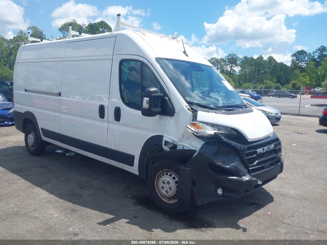 2025 Ram Promaster 3500 Tradesman High Roof 159 Wb W/pass Seat მანქანა იყიდება აუქციონზე, vin: 3C6MRVHG4SE517826, აუქციონის ნომერი: 45576398