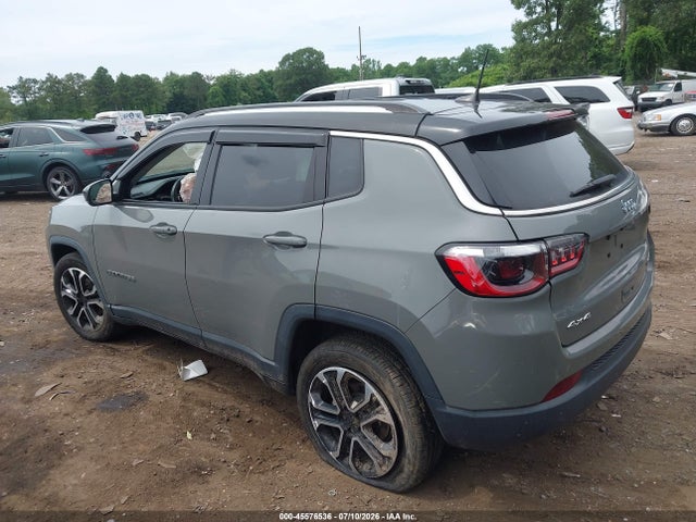 2022 Jeep Compass Limited 4x4 მანქანა იყიდება აუქციონზე, vin: 3C4NJDCB2NT177411, აუქციონის ნომერი: 45576536