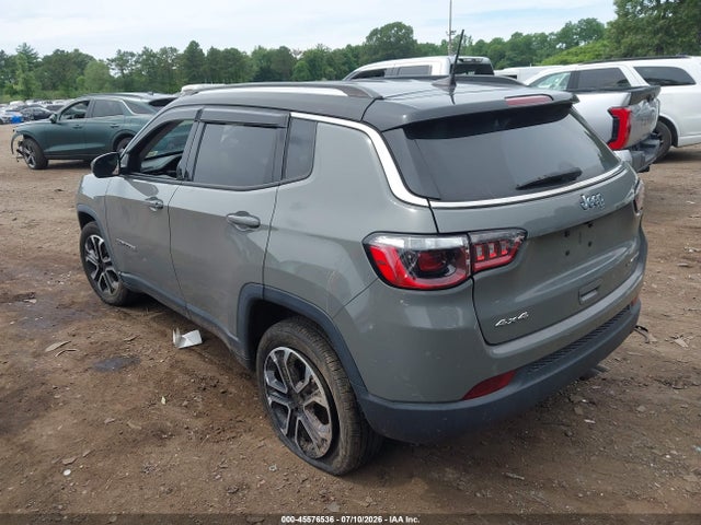 2022 Jeep Compass Limited 4x4 მანქანა იყიდება აუქციონზე, vin: 3C4NJDCB2NT177411, აუქციონის ნომერი: 45576536