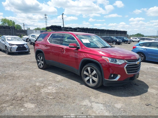 45576662 :رقم المزاد ، 1GNEVHKW5MJ126790 vin ، 2021 Chevrolet Traverse Awd Lt Leather مزاد بيع