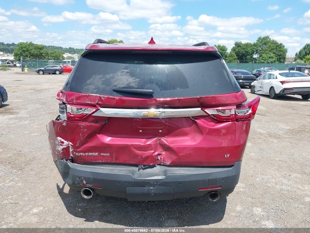 45576662 :رقم المزاد ، 1GNEVHKW5MJ126790 vin ، 2021 Chevrolet Traverse Awd Lt Leather مزاد بيع