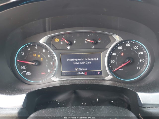 45576662 :رقم المزاد ، 1GNEVHKW5MJ126790 vin ، 2021 Chevrolet Traverse Awd Lt Leather مزاد بيع