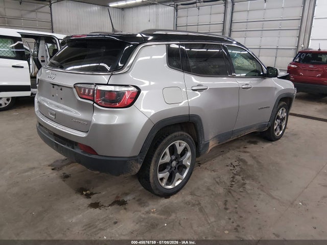 2018 Jeep Compass Limited 4x4 მანქანა იყიდება აუქციონზე, vin: 3C4NJDCB9JT399342, აუქციონის ნომერი: 45576759