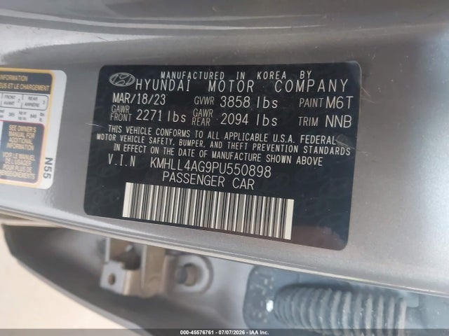 Продаж на аукціоні авто 2023 Hyundai Elantra Se, vin: KMHLL4AG9PU550898, номер лоту: 45576761