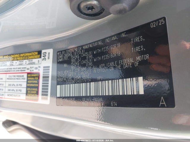 Toyota Sienna Xse 2025 5TDDSKFC4SS176154 Image 9