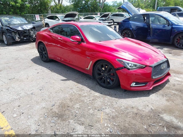 45577005 :رقم المزاد ، JN1FV7EL0JM631447 vin ، 2018 Infiniti Q60 3.0t Red Sport 400 مزاد بيع