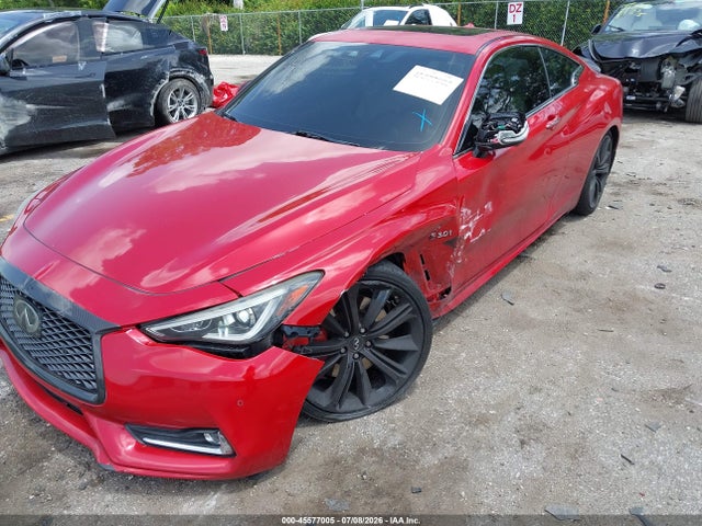 Aukcja sprzedaży 2018 Infiniti Q60 3.0t Red Sport 400, vin: JN1FV7EL0JM631447, numer aukcji: 45577005