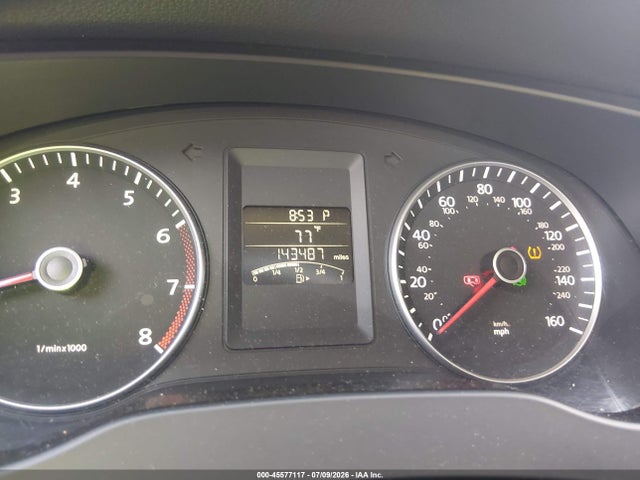 2012 Volkswagen Jetta 2.5l Se მანქანა იყიდება აუქციონზე, vin: 3VWDP7AJ0CM370487, აუქციონის ნომერი: 45577117