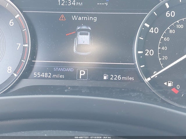 45577221 :رقم المزاد ، 3PCAJ5J39NF111694 vin ، 2022 Infiniti Qx55 Luxe Awd مزاد بيع