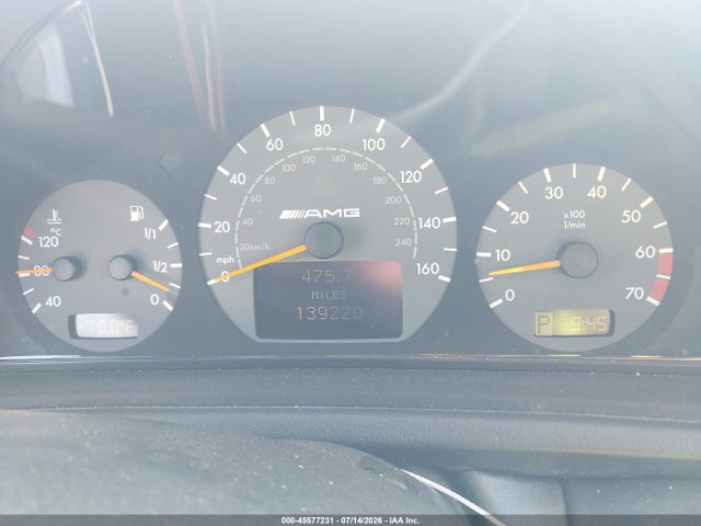 45577231 :رقم المزاد ، WDBLJ74G31F187015 vin ، 2001 Mercedes-benz Clk 55 Amg مزاد بيع