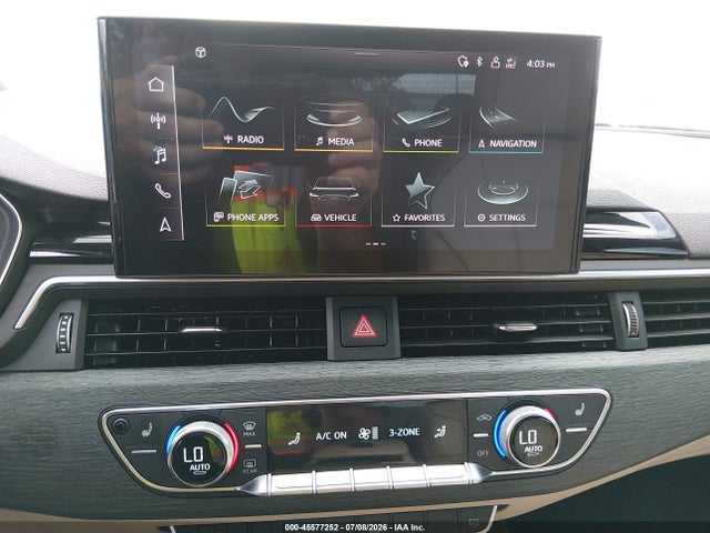 45577252 :رقم المزاد ، WAUEAAF46NN015077 vin ، 2022 Audi A4 Premium Plus 45 Tfsi S Line Quattro S Tronic مزاد بيع