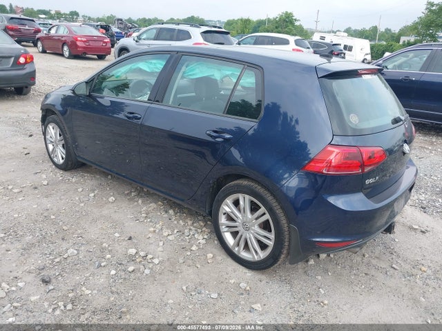 2015 Volkswagen Golf Tdi Se 4-door მანქანა იყიდება აუქციონზე, vin: 3VWRA7AUXFM089707, აუქციონის ნომერი: 45577493