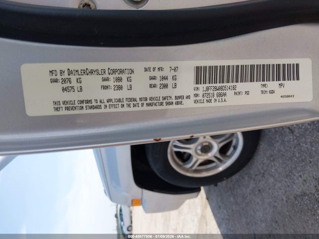 Aukcja sprzedaży 2008 Jeep Patriot Sport, vin: 1J8FF28W08D514182, numer aukcji: 45577506