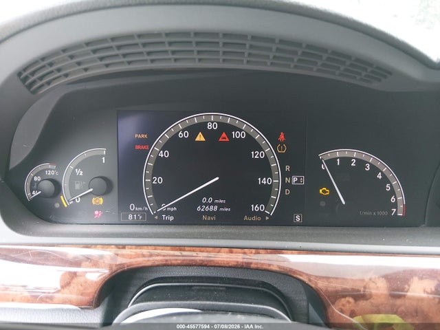 45577594 :رقم المزاد ، WDDNG71X97A043221 vin ، 2007 Mercedes-benz S 550 مزاد بيع