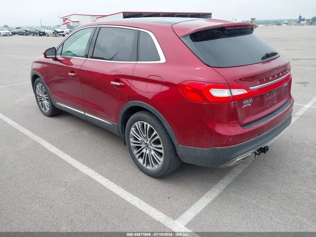 Продаж на аукціоні авто 2017 Lincoln Mkx Reserve, vin: 2LMPJ8LR8HBL51110, номер лоту: 45577606