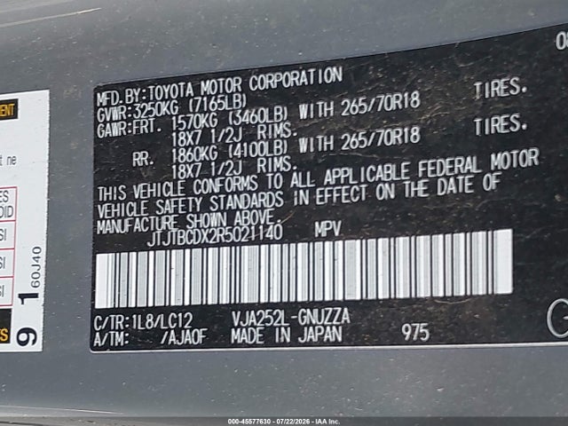 Продаж на аукціоні авто 2024 Lexus Gx 550 Overtrail, vin: JTJTBCDX2R5021140, номер лоту: 45577630